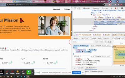How to Find CSS Code to Change in Xperiencify, the BEST Online Training Platform!