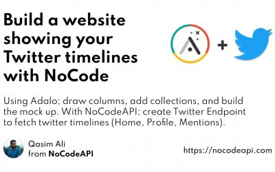 Do It Yourself – Tutorials – Build a website showing your Twitter timelines with NoCode