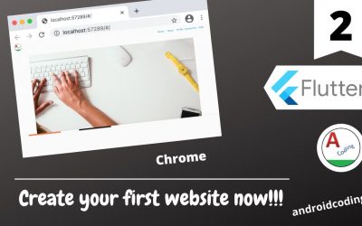 Do It Yourself – Tutorials – Flutter : Make your first website now from scratch !!! | Part 2 | flutter coding