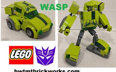 Do It Yourself – Tutorials – Minibot Wasp G1 Style , a Lego Transformer by BWTMT Brickworks