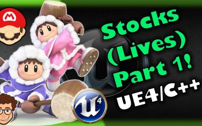 Do It Yourself – Tutorials – Stocks/Lives (Part 1)! | How To Make YOUR OWN SSB Game | Unreal and C++ Tutorial, Part 19