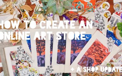 Do It Yourself – Tutorials – How To Create an Online Art Store | Artist Website Tutorial + SHOP UPDATE