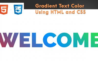 How to Create Gradient Text Using CSS | With Source Code