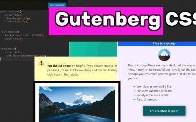 How to add CSS to Gutenberg Blocks (Buttons, Icon Lists, Images & more!)