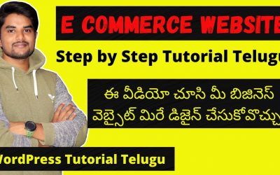 Do It Yourself – Tutorials – How to Design a E-commerce Website Telugu || Online Business Website designing Telugu || E-commerce