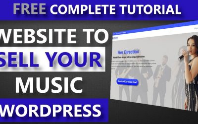 Do It Yourself – Tutorials – How to make a music website with WordPress – How to build a music website to sell music downloads