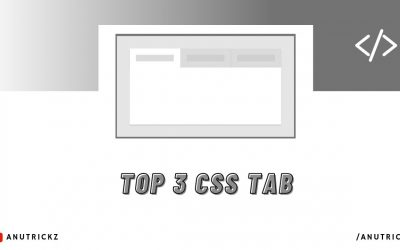 Top 3 CSS Content Tab for Blogger | Pure CSS Tabs With Responsive Design