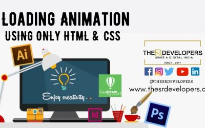 Loading Animation Using Only HTML & CSS#thesrdevelopers #webdesign #loadinganimation