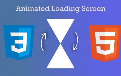 Animated loading page for website tutorial | HTML CSS