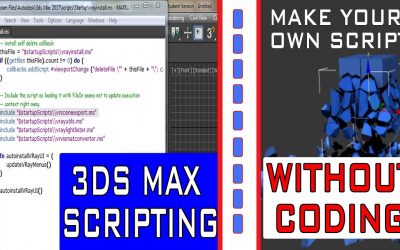 Do It Yourself – Tutorials – 3ds max Scripting || Make your Own Max Script Without Coding || Insert,Run,Modify Script ||