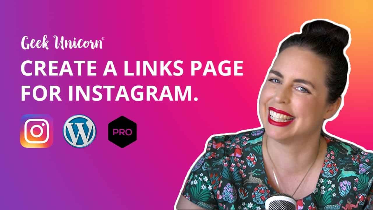 Create an Instagram links page on your website