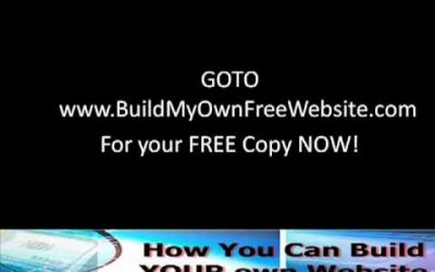 Do It Yourself – Tutorials – How to Build My Own Free Website