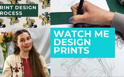 Do It Yourself – Tutorials – Print Design Process Tutorial- Watch Me Design My Own Fabric Fabric Patterns