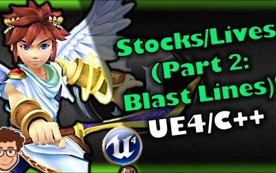 Do It Yourself – Tutorials – Stocks/Lives (Part 2: Blast Line) | How To Make YOUR OWN SSB Game | Unreal and C++ Tutorial, Part 20