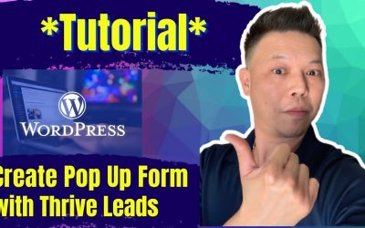 WordPress For Beginners – How to Add Pop Up Opt In Form with Thrive Leads – Step By Step WordPress Tutorial