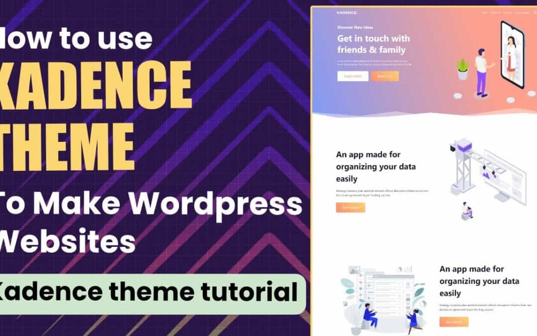 WordPress For Beginners – How to make a WordPress website using Kadence theme – Kadence theme tutorial 2021 for beginners