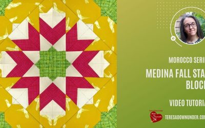 WordPress For Beginners – Medina Fall Star quilt block video tutorial – Morocco series