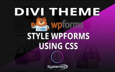 Divi Theme Style WPForms Using CSS 👍