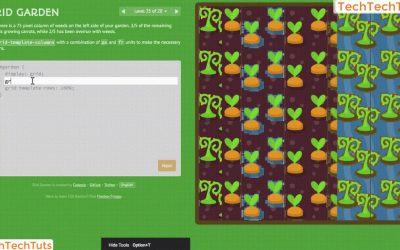 Grid CSS Garden All Levels Completed | Learn Grid CSS in 6 minutes | TechTechTus