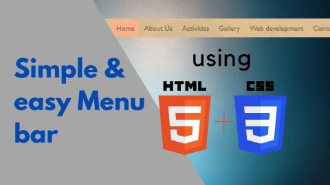 Simple & Easy Menu Bar using HTML & CSS 🔥🔥 | Dieno Digital Marketing ...