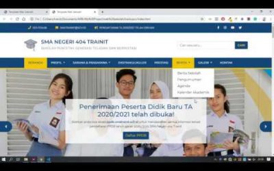 Membuat Template Website SEKOLAH Modern & Elegan dengan HTML, CSS & Bootstrap