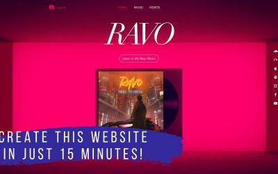 Do It Yourself – Tutorials – How to Create a Website for Musicians in just 15 minutes!