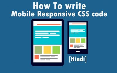 How To write Mobile Responsive CSS code || WebTutor Pro [Hindi]