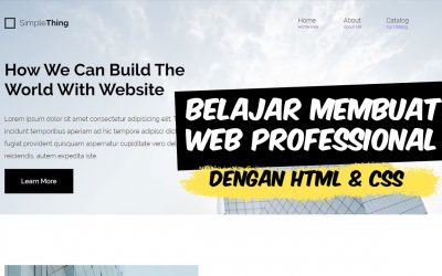 Cara Membuat Web Professional Dengan HTML Dan CSS: Temanya Perkantoran