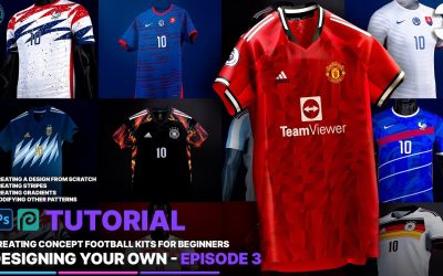 Do It Yourself – Tutorials – Designing Your Own Kit – How to Create Concept Football Kits – Ep. 3 | Photoshop/Photopea Tutorial