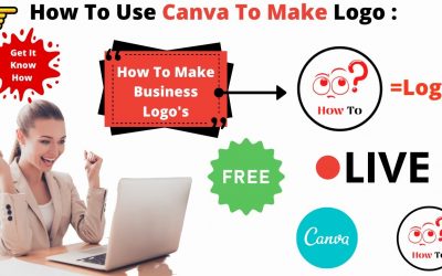 Do It Yourself – Tutorials – How to Create Logo In Canva | Make Your Own Logo With Canva | Canva Tutorial For BEGINNERS Free!