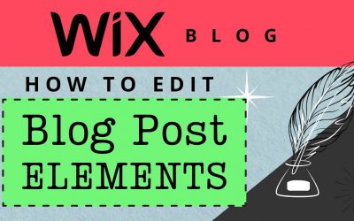 Do It Yourself – Tutorials – How to Edit Wix Blog Post Layout (Wix Blog Tutorial)