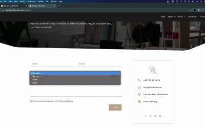 WordPress For Beginners – 6.9a Design a Contact page with Divi