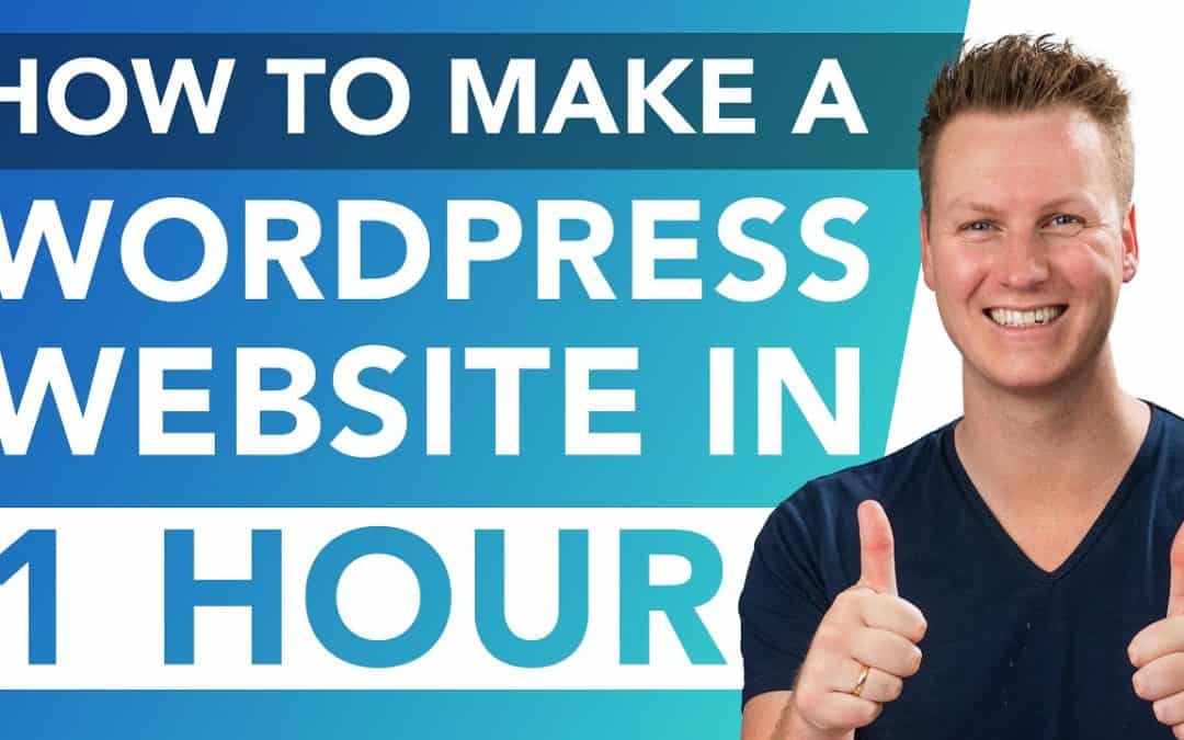 WordPress For Beginners – How To Make A Website Within One Hour | WordPress Tutorial