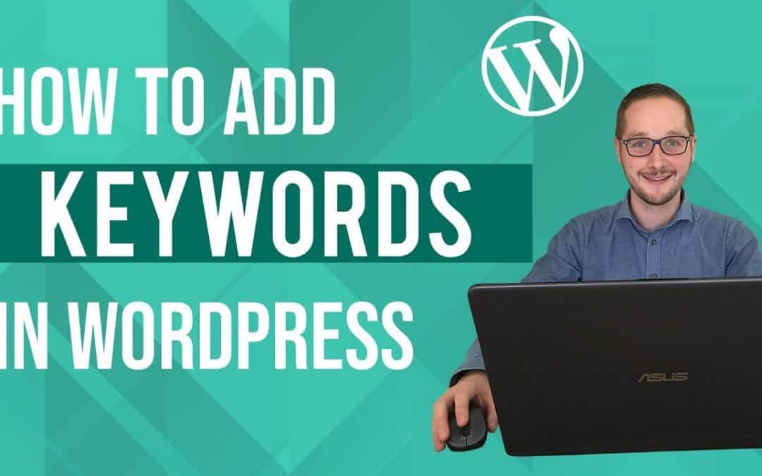 WordPress For Beginners – How to add keywords in WordPress Tutorial