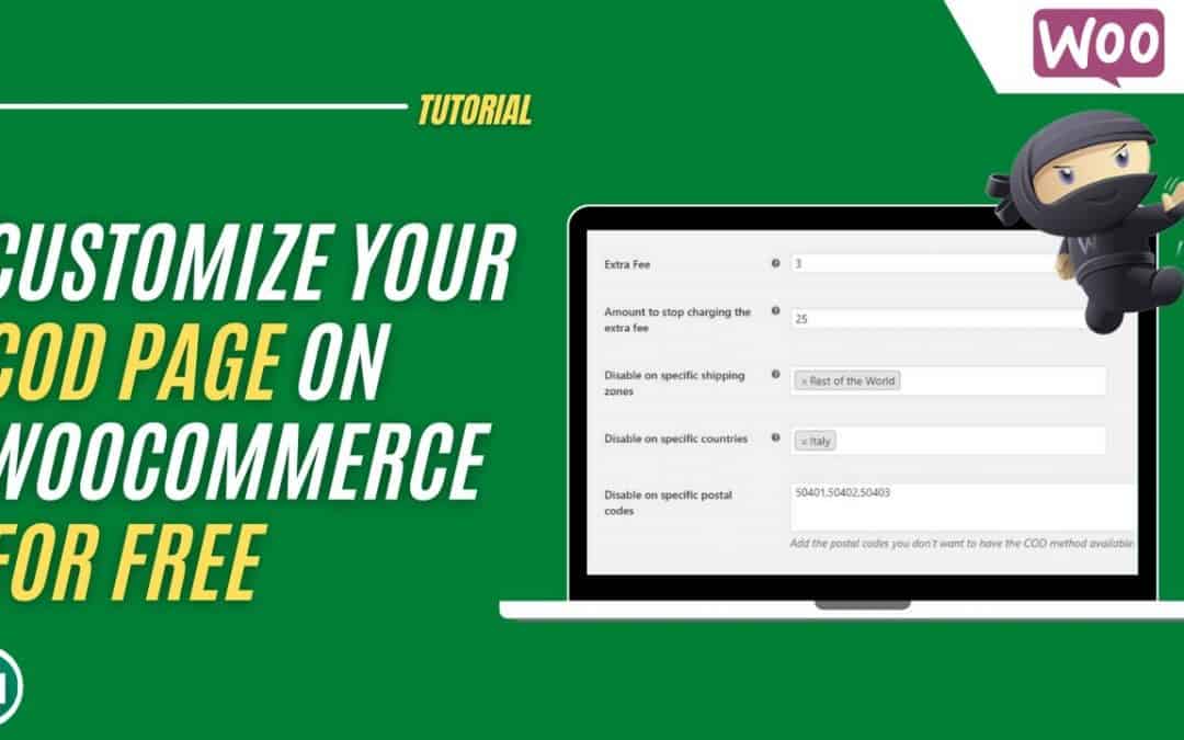 WordPress For Beginners – Set up & customize your cash on delivery options for free | WordPress Tutorial