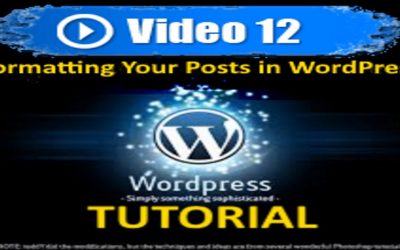 WordPress For Beginners – WordPress Tutorial – Formatting Posts – Mastering WordPress in under 60 minutes