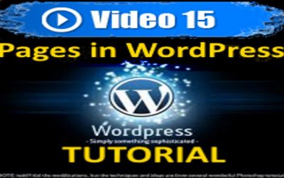 WordPress For Beginners – WordPress Tutorial – Pages in WordPress – Mastering WordPress in under 60 minutes