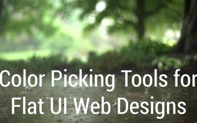Color Picking Tools for Flat UI Web Designs