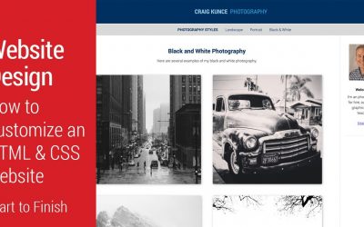 Web Design Tutorial  – How to Customize an HTML/CSS Website