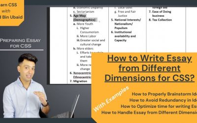 How to Attempt CSS Essay from Multi-Dimensions | CSS Essay Examples | Saad Bin Ubaid | PSP| CSS 2020