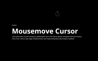 Custom Cursor Using CSS & Vanilla JavaScript