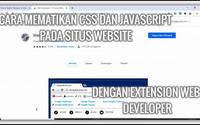 Cara Mematikan Css Javascript Dan Images Pada Sebuah Situs Website Dengan Mudah . . . .