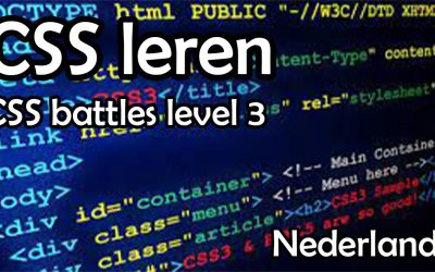 CSS leren | cssbattles nederlands #3