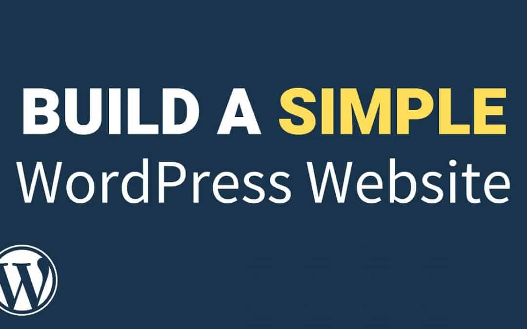 WordPress For Beginners – How to Build a Simple Website with WordPress (2021) – WordPress Tutorial