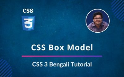 ফ্রন্ট এন্ড ডেভেলপমেন্ট সিরিজ – CSS Box Model (বাংলা টিউটোরিয়াল)