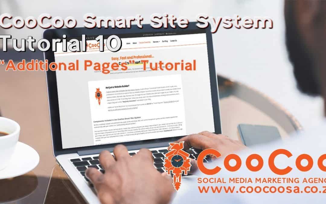 Do It Yourself – Tutorials – CooCoo Smart Site – Tutorial 10 – (Additional Pages) – Build your Joomla website in under 60 minutes