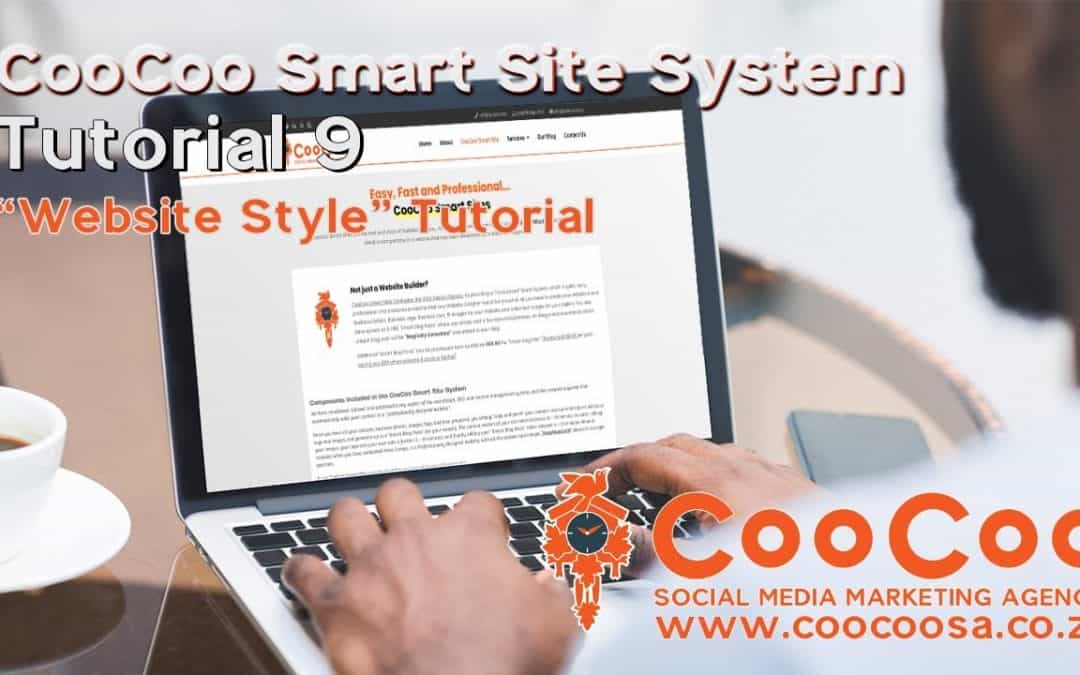 Do It Yourself – Tutorials – CooCoo Smart Site – Tutorial 9 – (Website Style) – Build your Joomla website in under 60 minutes!