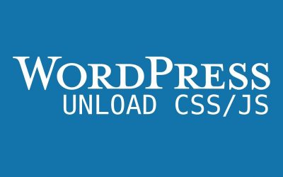 WordPress: How to unload CSS and JS JavaScripts on unneeded pages