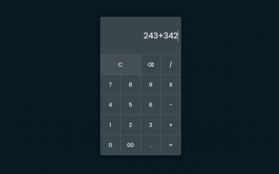 Glassmorphism Calculator New UI Design Using Html, CSS & JavaScript