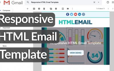 Build A Responsive HTML Email Template with HTML Tables & CSS